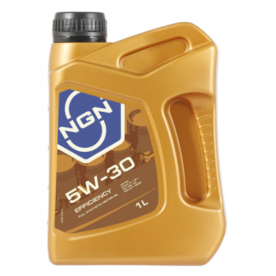 Моторное масло NGN EFFICIENCY 5W-30 1л